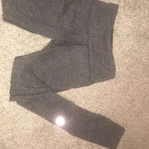 Lululemon Gray Knit Leggings